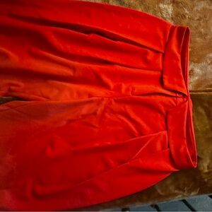 Fresh Bold Red Fashion Pants